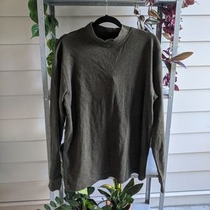 Oversized mock neck t shirt